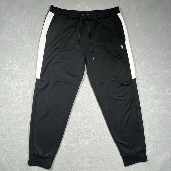 POLO RALPH LAUREN Pants Men's XL Newport Black Performance French Terry Joggers